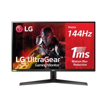 LG 27GN800P-B écran plat de PC 68,6 cm (27") 2560 x 1440 pixels Quad HD LED Noir, Rouge