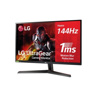 LG 27GN800P-B écran plat de PC 68,6 cm (27") 2560 x 1440 pixels Quad HD LED Noir, Rouge