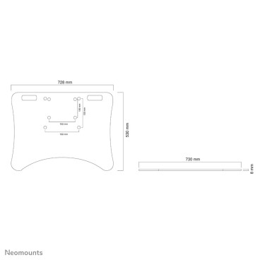 Neomounts plaque de sol