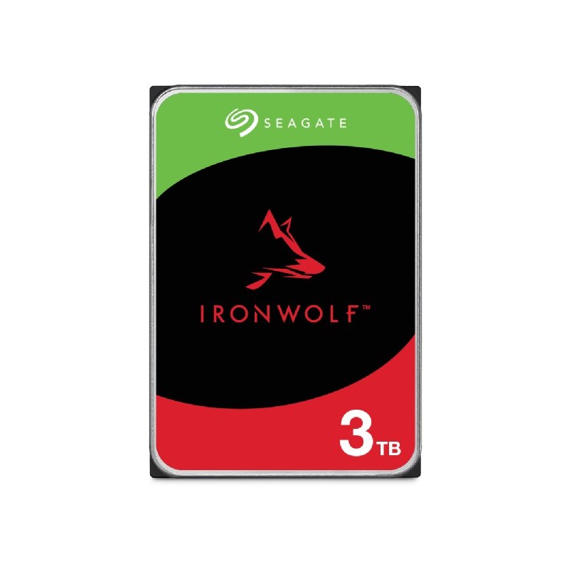 Seagate IronWolf ST3000VN006 disque dur 3 To 5400 tr min 256 Mo 3.5" Série ATA III