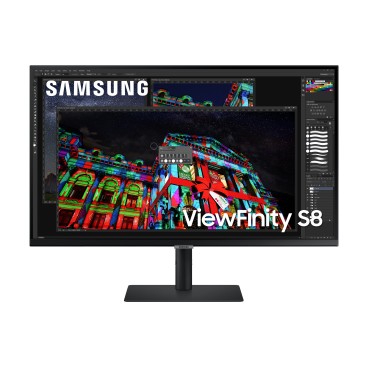 Samsung S80A écran plat de PC 81,3 cm (32") 3840 x 2160 pixels 4K Ultra HD LCD Noir