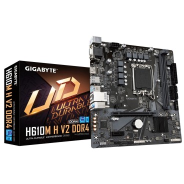 GIGABYTE H610M H V2 DDR4 carte mère Intel H610 Express LGA 1700 micro ATX