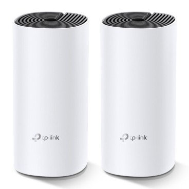 TP-Link Deco M4 2-pack V2 Bi-bande (2,4 GHz   5 GHz) Wi-Fi 5 (802.11ac) Noir, Blanc