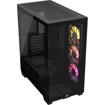 CORSAIR 3500X RS-R ARGB Mid-Tower PC Case, Black