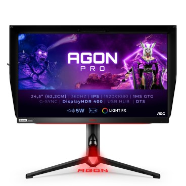 AOC AG254FG écran plat de PC 62,2 cm (24.5") 1920 x 1080 pixels Full HD LED Noir