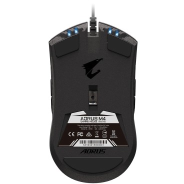 GIGABYTE AORUS M4 souris Jouer Ambidextre USB Type-A Optique 6400 DPI