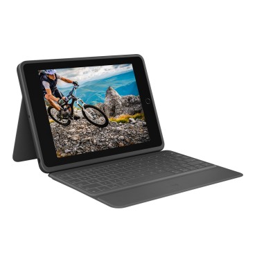 Logitech Rugged Folio AZERTY Français Smart Connector Graphite