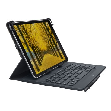 Logitech Universal Folio avec clavier intégré pour les tablettes Apple, Android et Windows 9 à 10 pouces