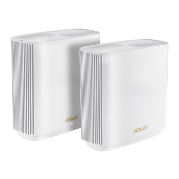 ASUS ZenWiFi AX (XT9) AX7800 2er Set Weiß Tri-bande (2,4 GHz   5 GHz   5 GHz) Wi-Fi 6 (802.11ax) Blanc 4 Interne