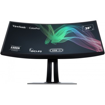 Viewsonic VP3881A écran plat de PC 96,5 cm (38") 3840 x 1600 pixels Quad HD+ LED Noir