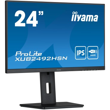 iiyama ProLite XUB2492HSN-B5 LED display 61 cm (24") 1920 x 1080 pixels Full HD Noir