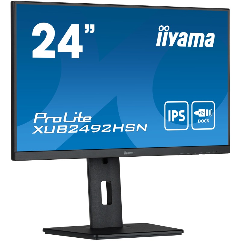 iiyama ProLite XUB2492HSN-B5 LED display 61 cm (24") 1920 x 1080 pixels Full HD Noir