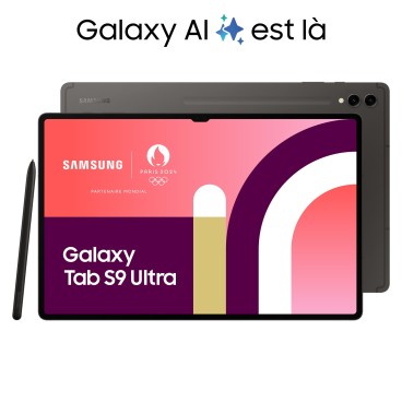 Samsung Galaxy Tab S9 Ultra SM-X910N Qualcomm Snapdragon 256 Go 37,1 cm (14.6") 12 Go Wi-Fi 6 (802.11ax) Android 13 Graphite