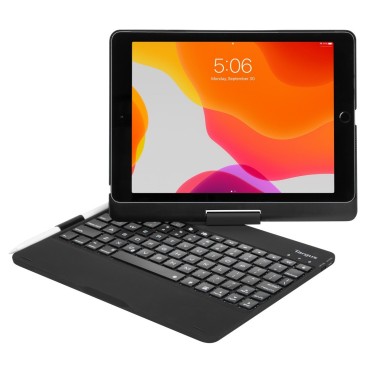 Targus THZ857DE clavier pour tablette QWERTY Allemand Bluetooth Noir