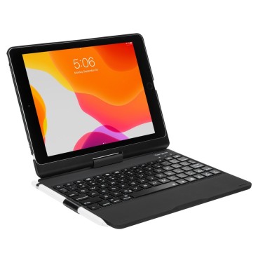 Targus THZ857DE clavier pour tablette QWERTY Allemand Bluetooth Noir