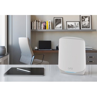 NETGEAR Orbi RBS760 Tri-bande (2,4 GHz   5 GHz   5 GHz) Wi-Fi 6 (802.11ax) Blanc 2 Interne