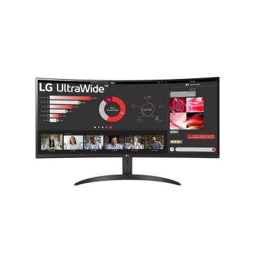 LG 34WR50QC-B écran plat de PC 86,4 cm (34") 3440 x 1440 pixels UltraWide Quad HD LCD Noir