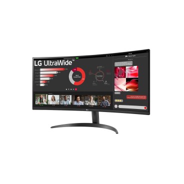 LG 34WR50QC-B écran plat de PC 86,4 cm (34") 3440 x 1440 pixels UltraWide Quad HD LCD Noir