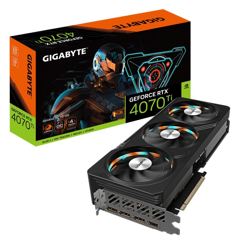 GIGABYTE GAMING GeForce RTX­­ 4070 Ti OC V2 12G NVIDIA GeForce RTX 4070 Ti 12 Go GDDR6X