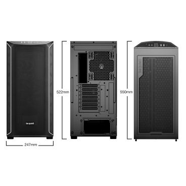 be quiet! Shadow Base 800 DX Black Midi Tower Noir