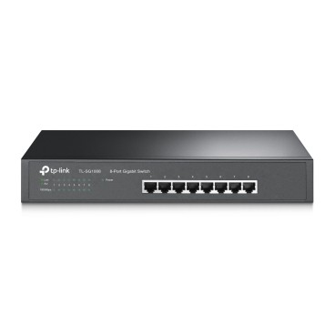 TP-Link TL-SG1008 commutateur réseau Non-géré Gigabit Ethernet (10 100 1000) Noir