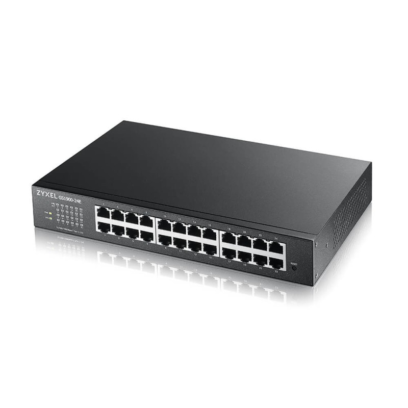 Zyxel GS1900-24E-EU0103F commutateur réseau Géré L2 Gigabit Ethernet (10 100 1000) 1U Noir