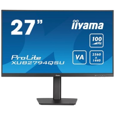 iiyama ProLite XUB2794QSU-B6 écran plat de PC 68,6 cm (27") 2560 x 1440 pixels Wide Quad HD LCD Noir