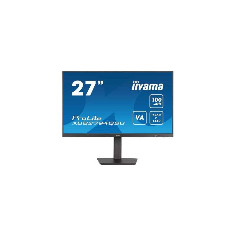 iiyama ProLite XUB2794QSU-B6 écran plat de PC 68,6 cm (27") 2560 x 1440 pixels Wide Quad HD LCD Noir