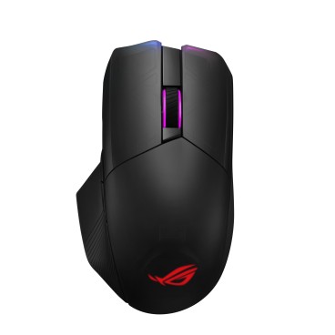 ASUS ROG Chakram souris Jouer Droitier RF Wireless + Bluetooth + USB Type-A Optique 16000 DPI