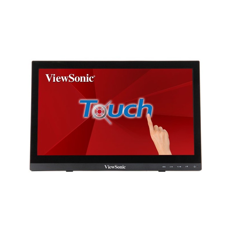 Viewsonic TD1630-3 écran plat de PC 39,6 cm (15.6") 1366 x 768 pixels HD LCD Écran tactile Multi-utilisateur Noir