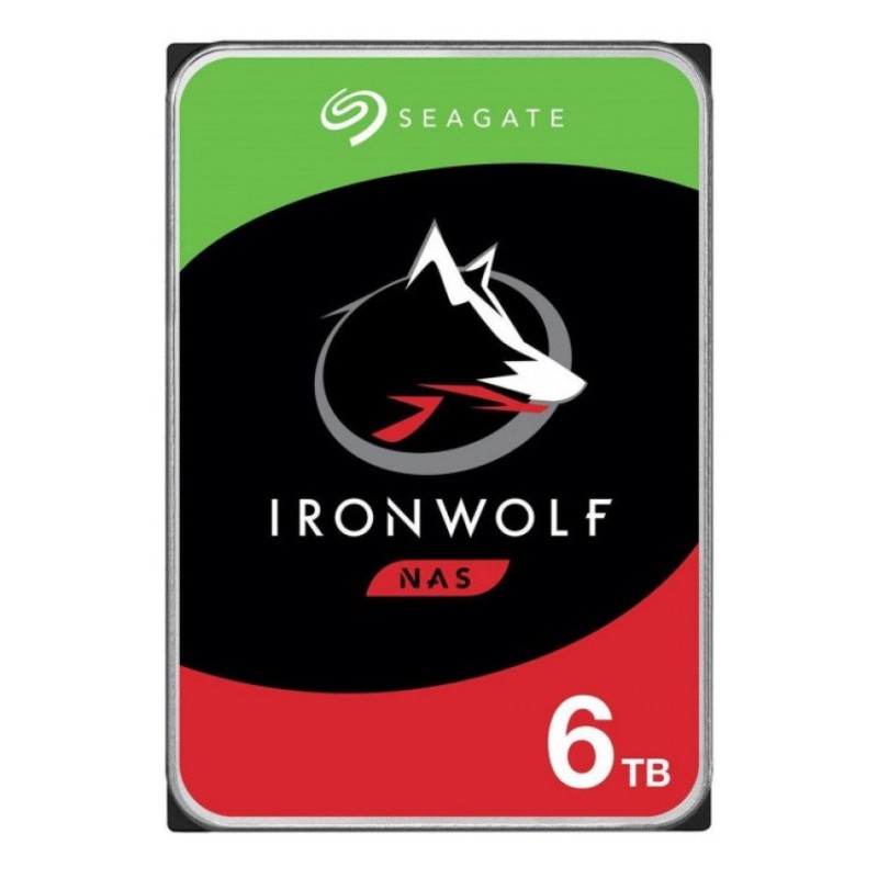 Seagate IronWolf ST6000VN001 disque dur 6 To 5400 tr min 256 Mo 3.5" Série ATA III