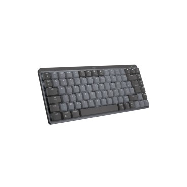 Logitech MX Mini Mechanical clavier Bureau RF sans fil + Bluetooth AZERTY Français Graphite, Gris