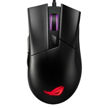 ASUS ROG Gladius II Core souris Jouer Droitier USB Type-A Optique 6200 DPI