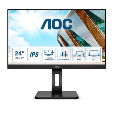 AOC P2 24P2C LED display 60,5 cm (23.8") 1920 x 1080 pixels Full HD Noir