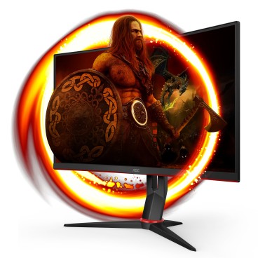 AOC G2 C27G2ZU BK écran plat de PC 68,6 cm (27") 1920 x 1080 pixels Full HD LED Noir, Rouge