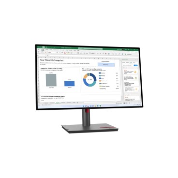 Lenovo ThinkVision P27h-30 LED display 68,6 cm (27") 2560 x 1440 pixels Quad HD LCD Noir