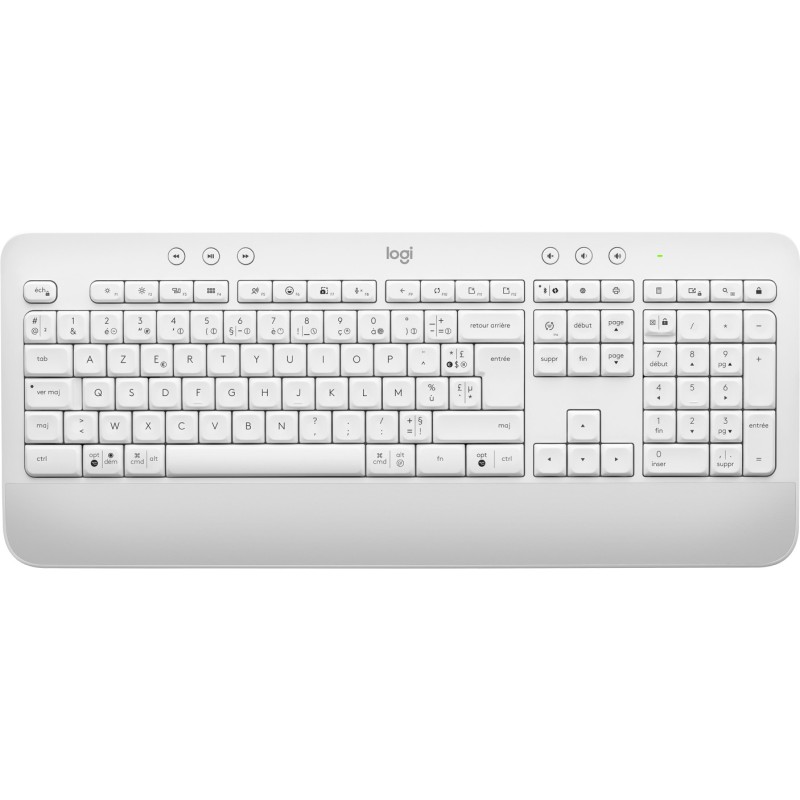 Logitech Signature K650 clavier Bureau Bluetooth AZERTY Français Blanc