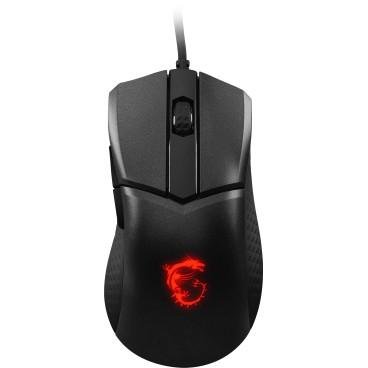 MSI CLUTCH GM31 LIGHTWEIGHT souris Jouer Droitier USB Type-A Optique 12000 DPI