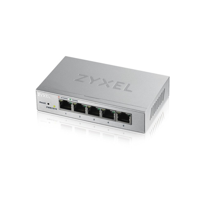 Zyxel GS1200-5 Géré Gigabit Ethernet (10 100 1000) Argent