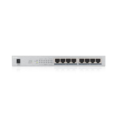 Zyxel GS1008HP Non-géré Gigabit Ethernet (10 100 1000) Connexion Ethernet, supportant l'alimentation via ce port (PoE) Gris