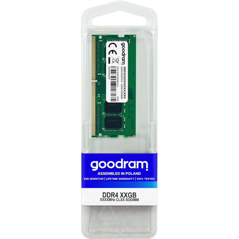 Goodram GR2666S464L19 16G module de mémoire 16 Go 1 x 16 Go DDR4 2666 MHz