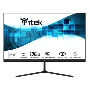 itek GWF écran plat de PC 60,5 cm (23.8") 1920 x 1080 pixels Full HD LED Noir