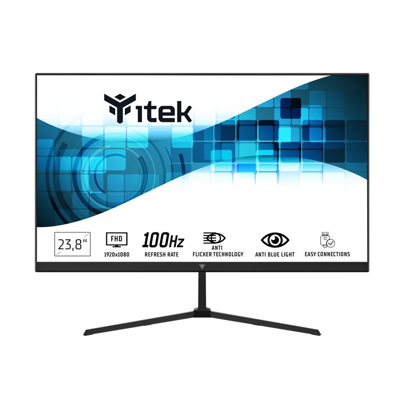 itek GWF écran plat de PC 60,5 cm (23.8") 1920 x 1080 pixels Full HD LED Noir