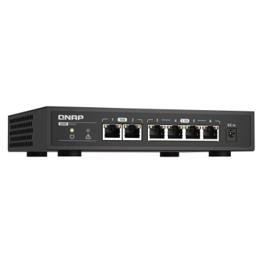 QNAP QSW-2104-2T commutateur réseau Non-géré 2.5G Ethernet (100 1000 2500) Noir