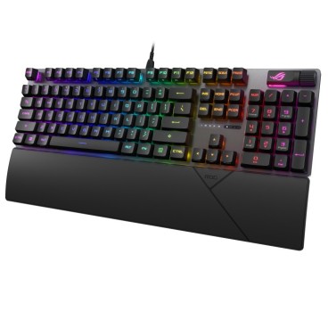 ASUS ROG STRIX SCOPE II clavier Jouer USB AZERTY Français Noir