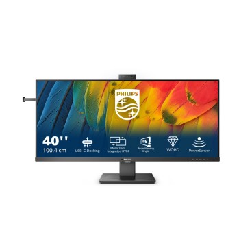 Philips 5000 series 40B1U5601H 00 écran plat de PC 101,6 cm (40") 3440 x 1440 pixels Wide Quad HD LCD Noir