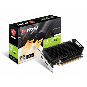 MSI GeForce GT 1030 2GHD4 LP OC NVIDIA 2 Go GDDR4