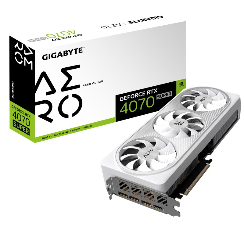 GIGABYTE AERO GeForce RTX 4070 SUPER OC 12G NVIDIA 12 Go GDDR6X