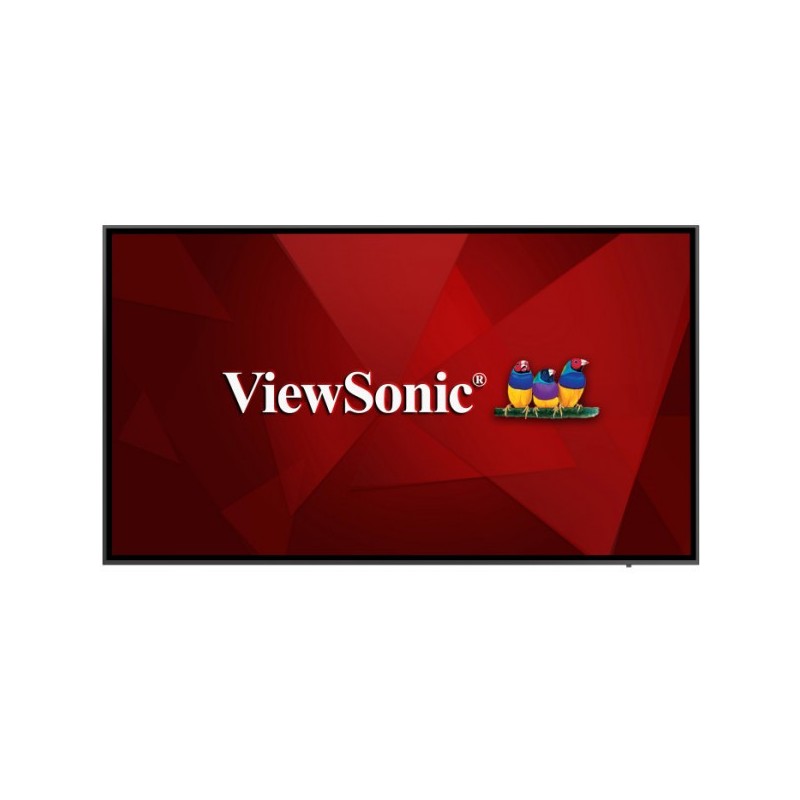 Viewsonic CDE7520 affichage de messages Écran plat de signalisation numérique 190,5 cm (75") IPS 450 cd m² 4K Ultra HD Noir