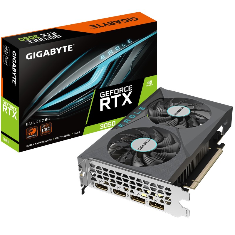 GIGABYTE EAGLE GeForce RTX 3050 OC 6G NVIDIA 6 Go GDDR6